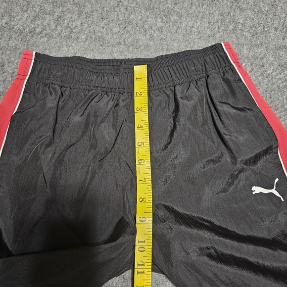 NWT PUMA Boys 2pc Tracksuit Jacket Joggers Black Red Set Size L 10/12 - Picture 11 of 15